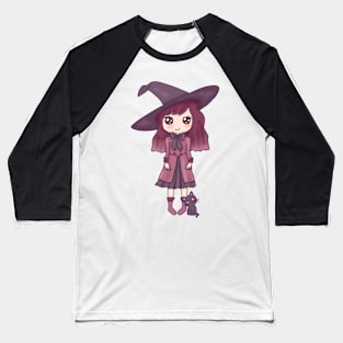 Cute chibi witch girl Baseball T-Shirt